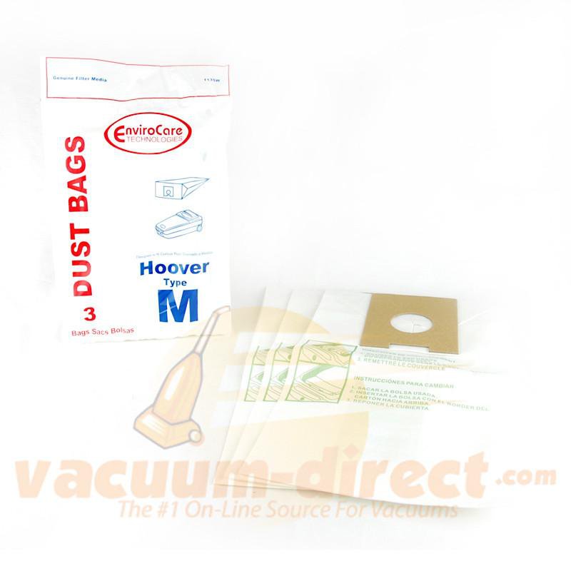 Hoover Type M Generic Canister Vacuum Bags by EnviroCare 3 Pack  113SW HR-1413
