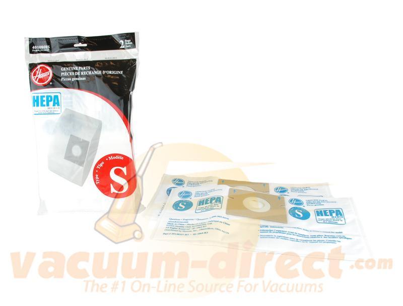 Hoover Type S HEPA Hoover Canister Filter Bags 2 Pack 41-2437-06