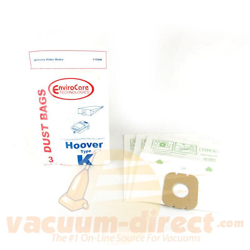 Hoover Type Y Carbon HEPA Vacuum Bags 2 Pack Genuine Hoover Parts 39-2450-06