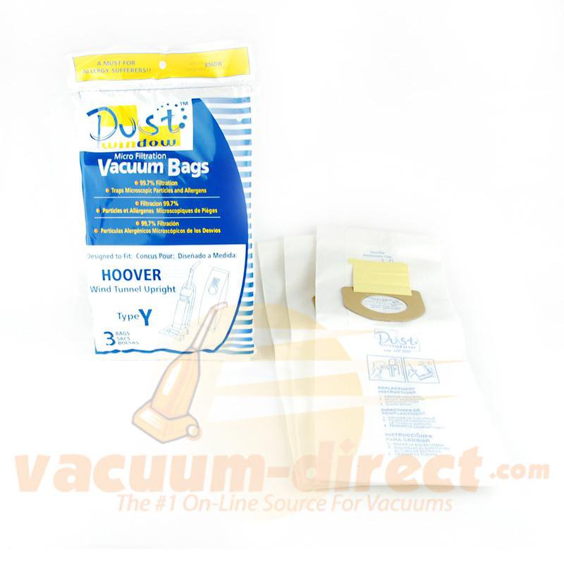Hoover Type Y Generic Vacuum Bags by EnviroCare 3 Pack 856DW 38-2455-07