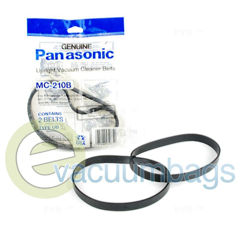 Panasonic Type UB Upright Vacuum Belt 2 Pack MC-210B MC-210B