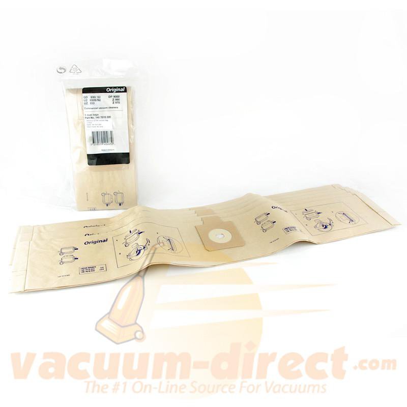 Nilfisk Kent & Euroclean Canister Vacuum Bag 5 Pack AD-1418