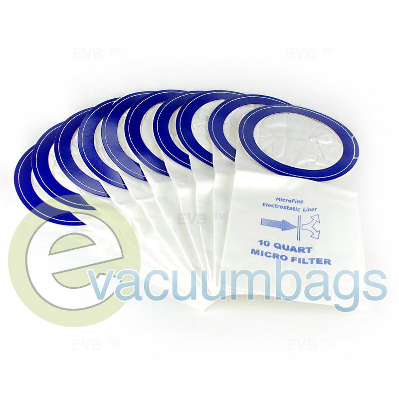 Oreck 10 Quart Backpack Paper Vacuum Bags Generic 10 Pack PKB10-10QT O-PKB10