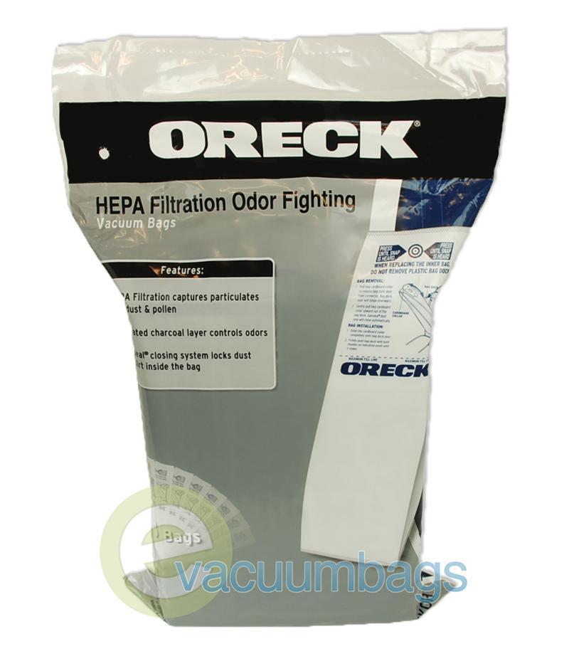 Oreck Type HB Upright Hypo-Allergenic Celoc Charcoal Filter Vacuum Bags 8 Pack CYPK80F 59-2414-06
