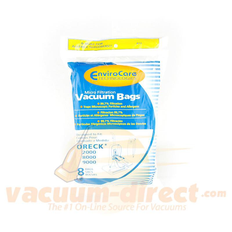 Oreck XL Generic Upright Vacuum Bags by EnviroCare 8 Pack 813 OR-1435