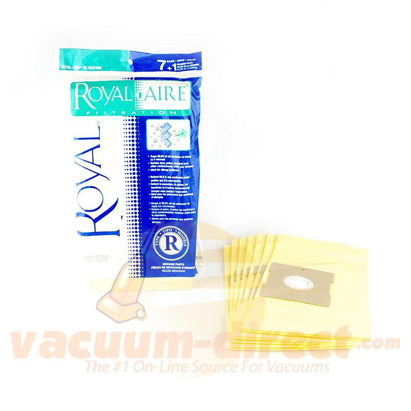 Royal Type R Canister Royal-Aire Filtration Set 7 Bags & 1 HEPA Filter Genuine Royal 83-2447-02