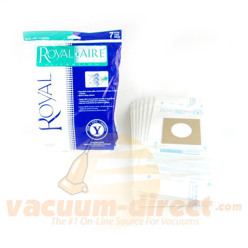 Royal Type Y Royal-Aire Filtration Vacuum Bags 7 Pack Genuine Royal AR10140