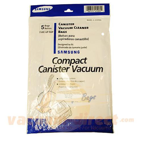 Samsung Quiet-Storm & Quiet-JeVP50F Canister Vacuum Bags 5 Pack SM-1450