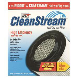 Shop Vac Craftsman/Ridgid High Efficiency Cleanstream Filter 9036100