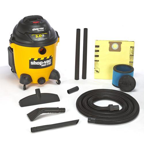 Shop-Vac 12 Gallon Right Stuff Wet/Dry Vacuum 5.0 Peak HP 9625110