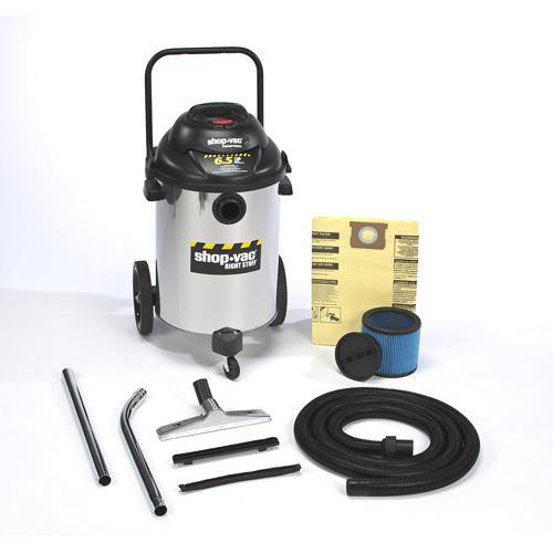 Shop-Vac DC15 Gallon Stainless Steel Right Stuff Wet/Dry Vacuum 6.5 Peak HP 9625610