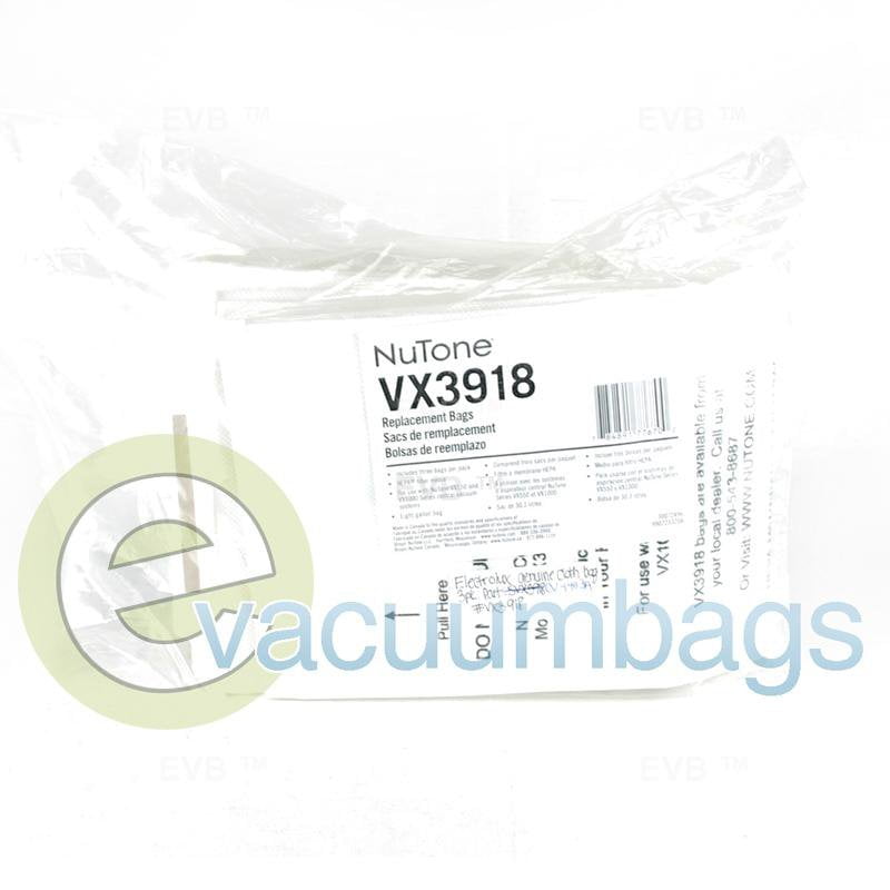 Electrolux Nutone 8 Gallon Genuine Allergen Vacuum Bags 3 Pack  VX3918 CV-1403A