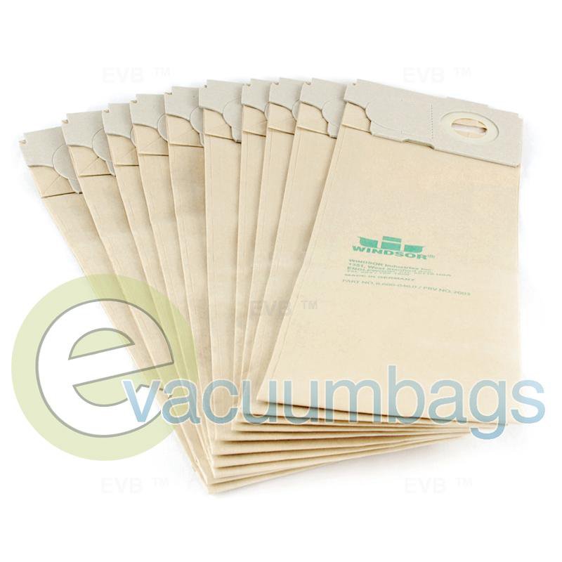 Windsor Versamatic Micro Filter Upright Paper Vacuum Bags 10 Pack 9.840-641.0 WI-2003