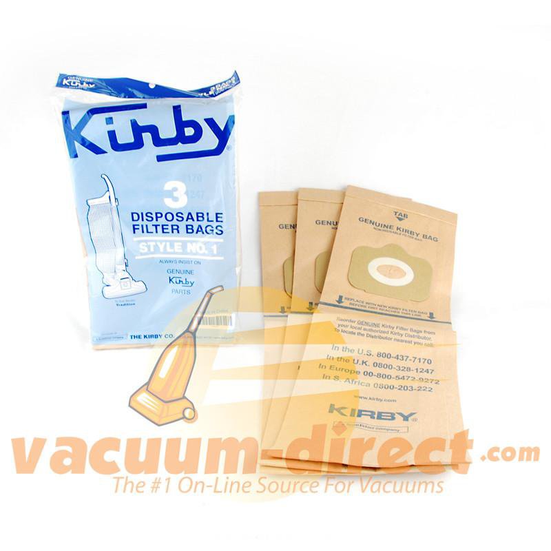 Kirby Tradition Series Style 1 Vacuum Bags 3 Pack 49-2400-05