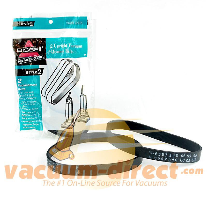 Bissell Genuine Style 2 Vacuum Cleaner Belt 2 Pack 19-3104-08