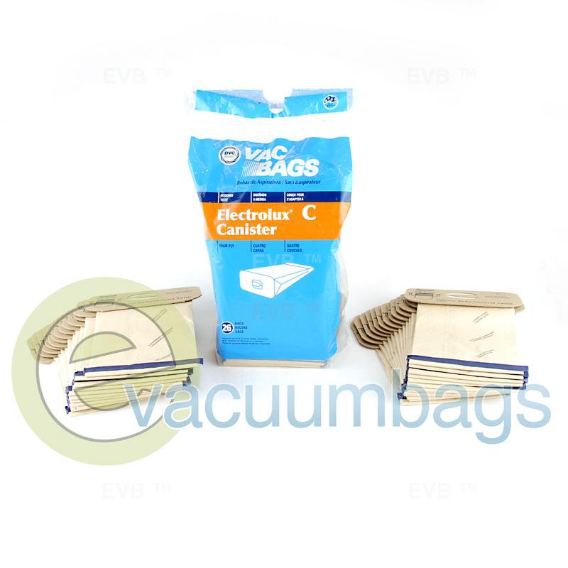 Electrolux Style C Canister Paper Vacuum Bags by DVC DC26 Pack  409715 EXR-14105