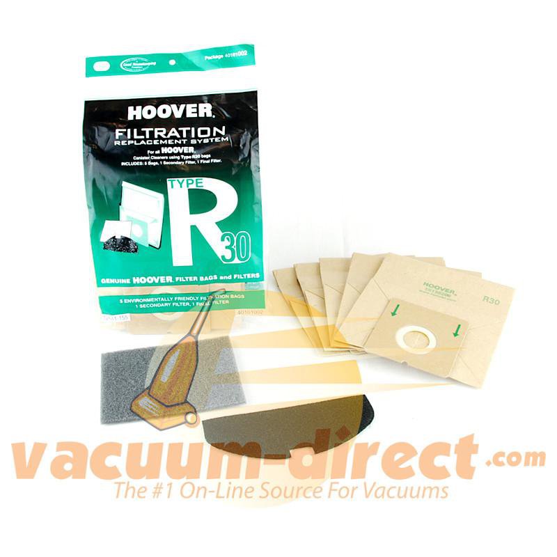Hoover Type R30 Bag & Filter Set 5 Bags & 2 Filters 41-2442-06