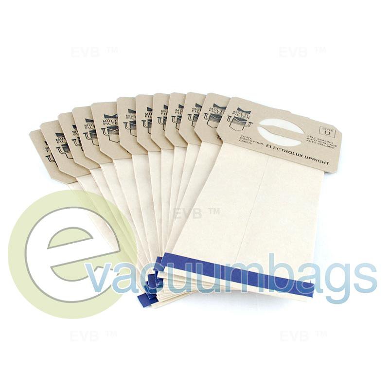 Electrolux Style U Discovery Upright Paper Vacuum Bags by DVC Generic 12 Pack  423513 EXR-14505