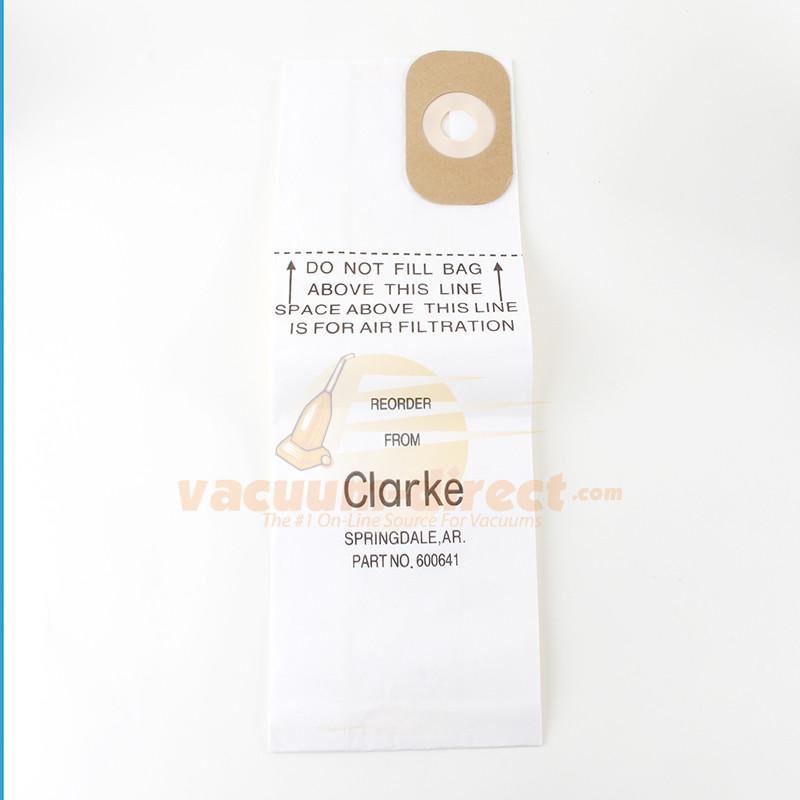 Clarke 576 577 Disposable  Vacuum Bags 600641 6 Pack 600641