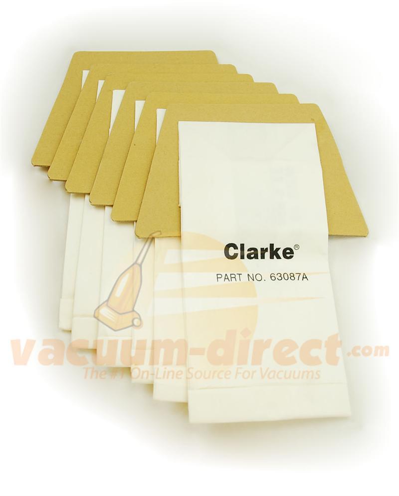 Clarke Nap Sac Commercial Backpack Vacuum 63087A Filter Bags 6 Pack 63087A