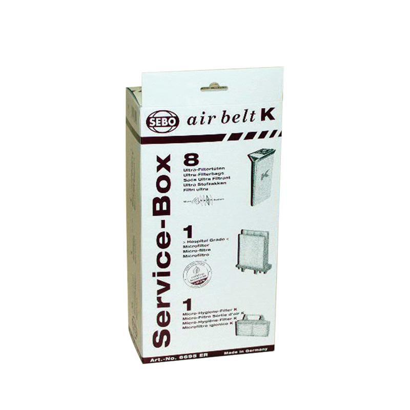 SEBO Airbelt K Series Service Box Bags & Filters 6695AM