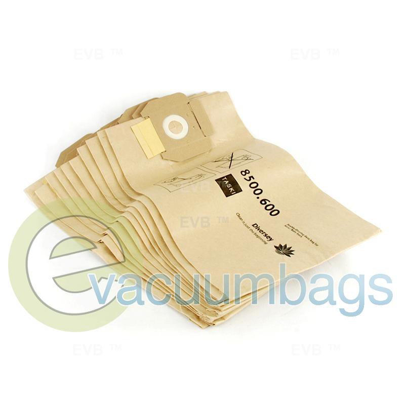Kent Taski 8500.600 Commercial Paper Vacuum Bags 10 Pack  8500.600 8500.6
