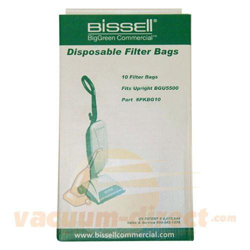 Bissell Commercial Filter Bags for BGU5500  10 Bags PKBG10