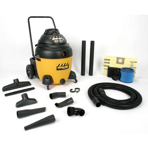 Shop-Vac DC18 Gallon Industrial Wet/Dry Vacuums w/ Switch Reluctance Motor 12 Amp 9541810