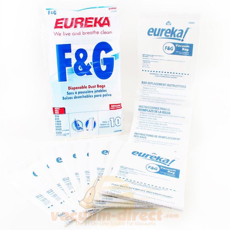 Eureka Style F&G Vacuum bags 10 Pack 21-2403-02