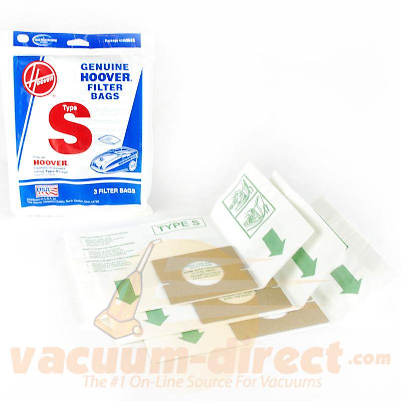 Hoover Type S Vacuum Filter Bags 3 Pack 41-2434-04