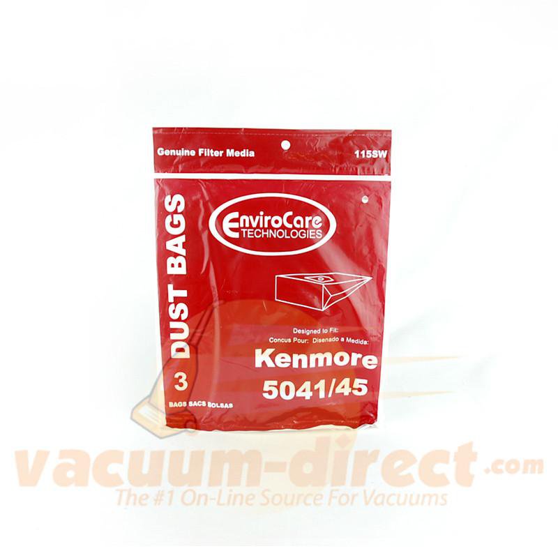 Kenmore Type H 5041 5045 Generic Vacuum Bags by EnviroCare 3 Pack  115SW KER-1408