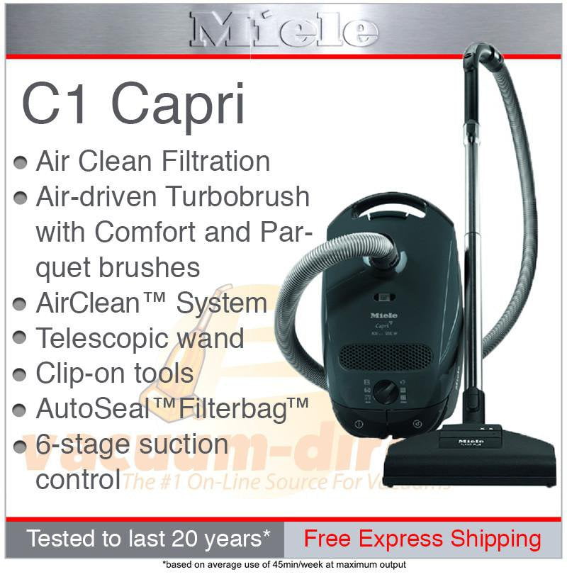 Miele Classic C1 Capri Canister Vacuum 41BAN031USA