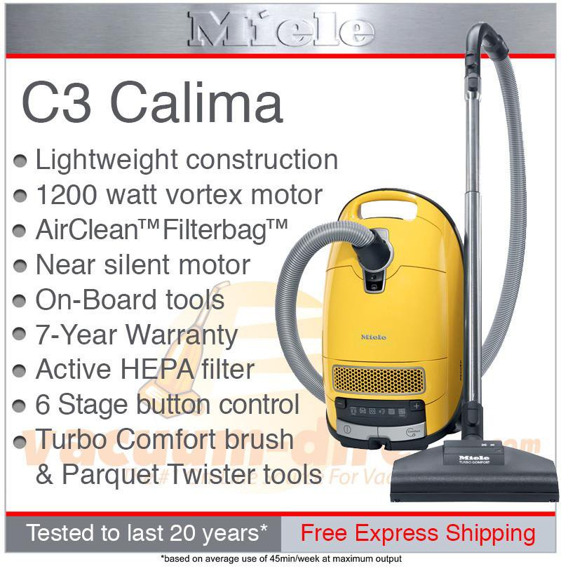 Miele Calima Complete C3 Canister Vacuum 41GFE036USA
