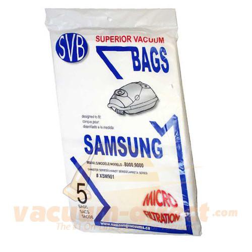 Samsung Type VP-90 Canister Vacuum Bags 5 Pack by SVB SMR-1400
