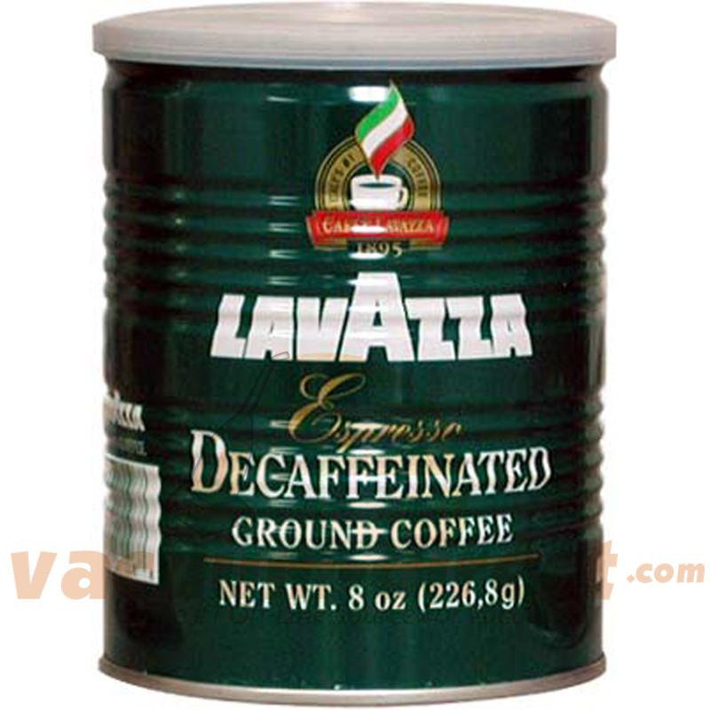Lavazza Espresso Decaffeinato Ground Coffee Can 8oz 1108